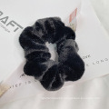 Winter Elastic Hair Rubber Band Silk Nylon Hair Ties Custom Big Velvet Hair Scrunchies